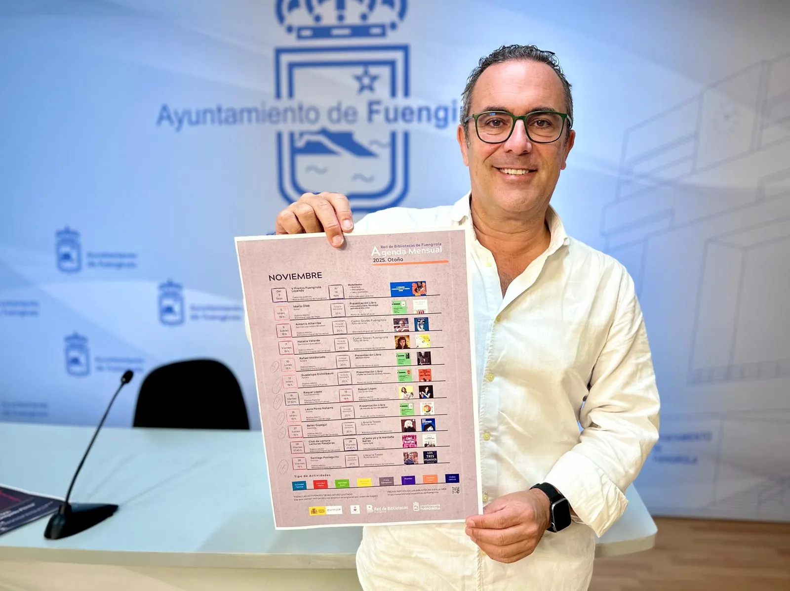 La Red de Bibliotecas de Fuengirola presenta su programación para noviembre, que incluye encuentros con escritores y presentación de libros