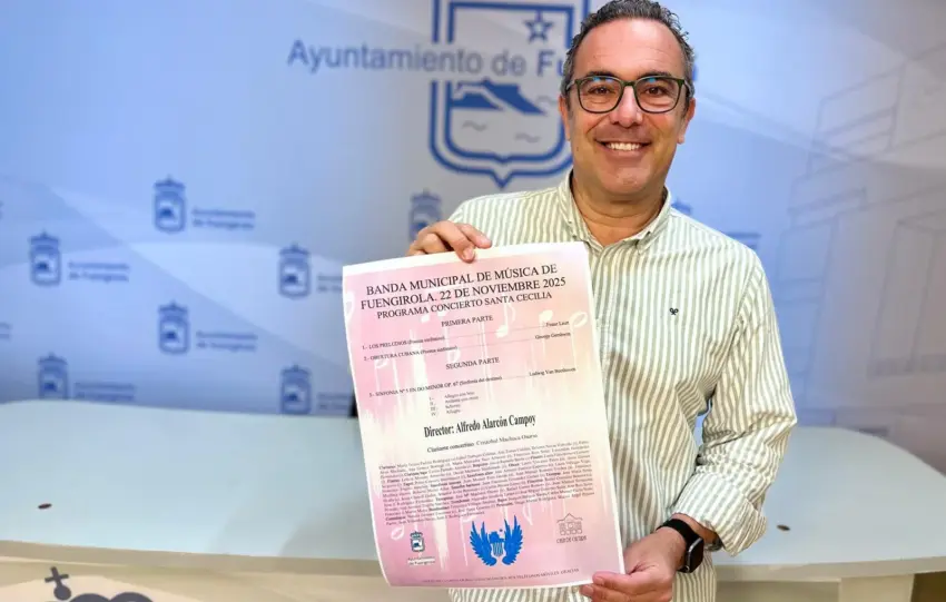 La Banda Municipal de Música de Fuengirola ofrecerá el 22 de noviembre su tradicional concierto de homenaje a Santa Cecilia