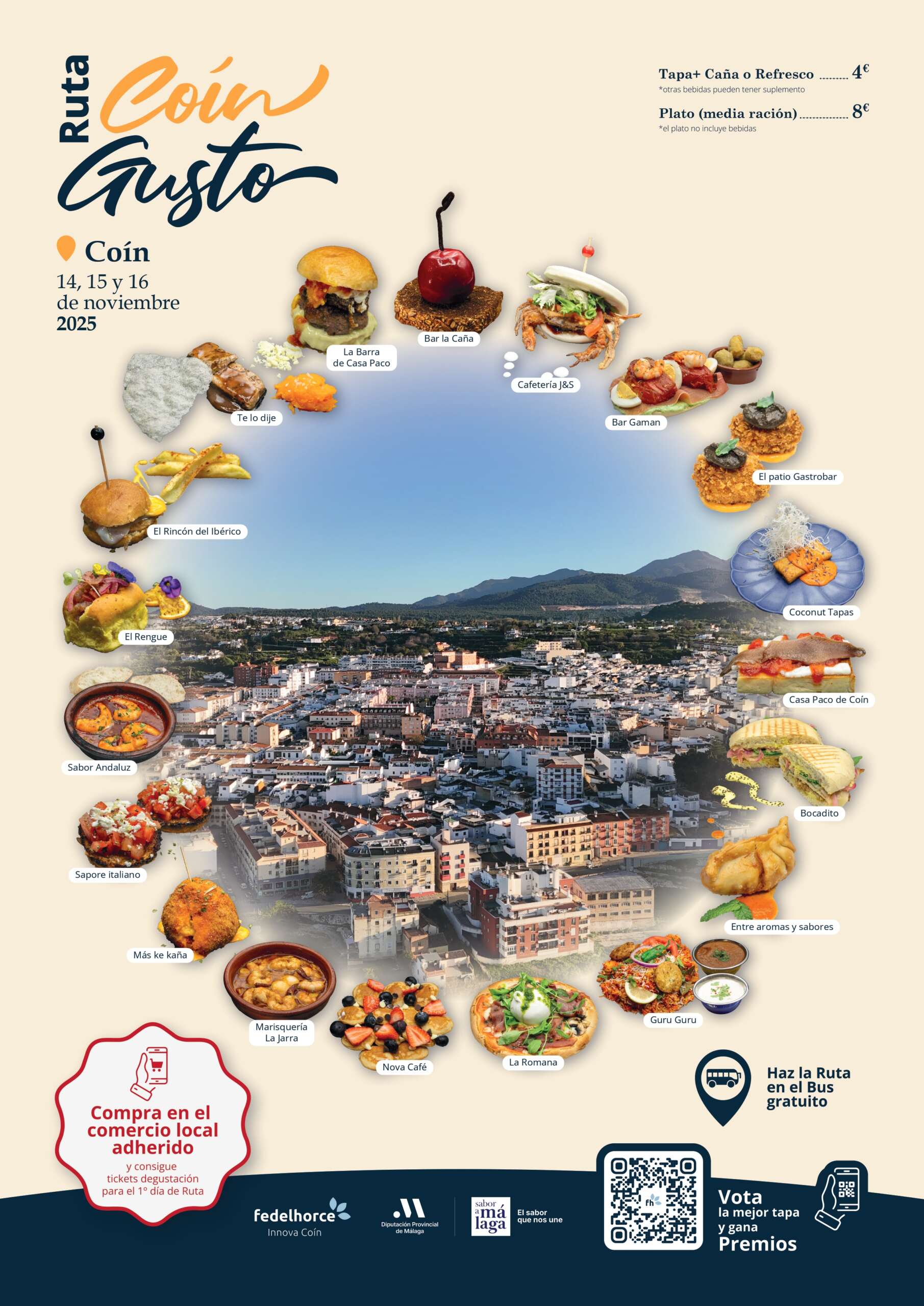 RUTA DE LA TAPA COÍNGUSTO