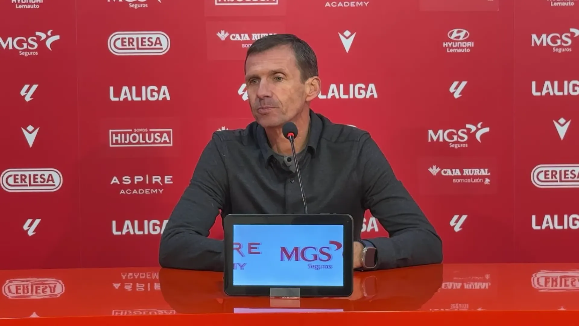 Ziganda elogia al Málaga y avisa de un duelo “de urgencias” en el Reino de León