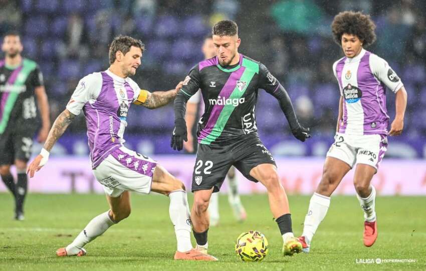 Horario y Televisión para el Málaga CF - Real Valladolid