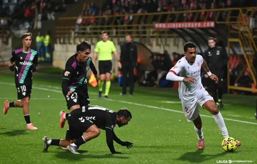 Izan Merino y Rafita ante la Cultural Leonesa | Foto: LaLiga