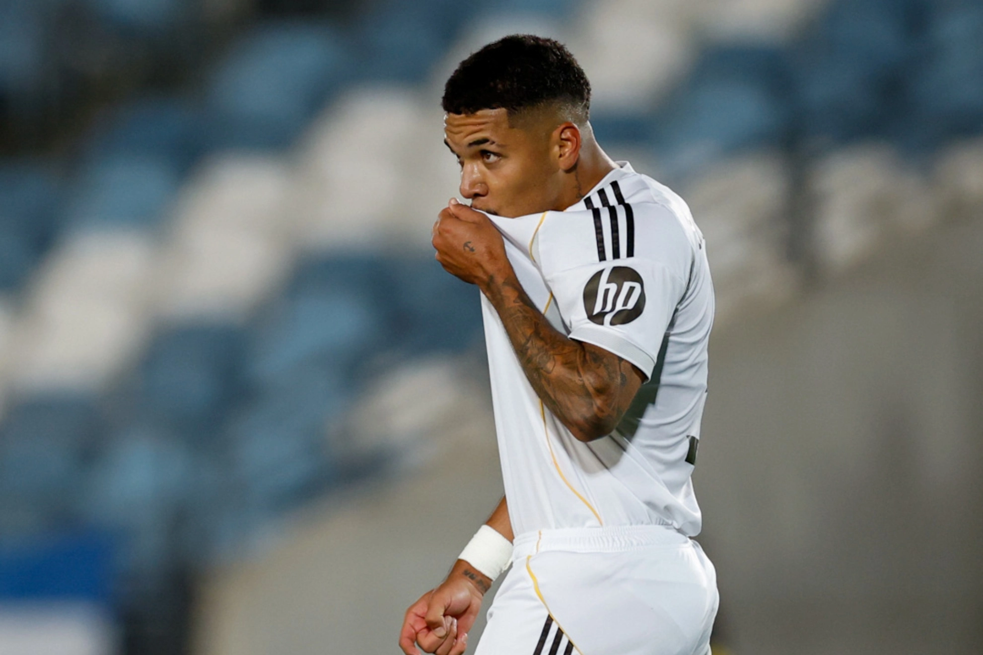 Loren Zúñiga después de marcar un doblete con el Real Madrid Castilla || Foto: MARCA