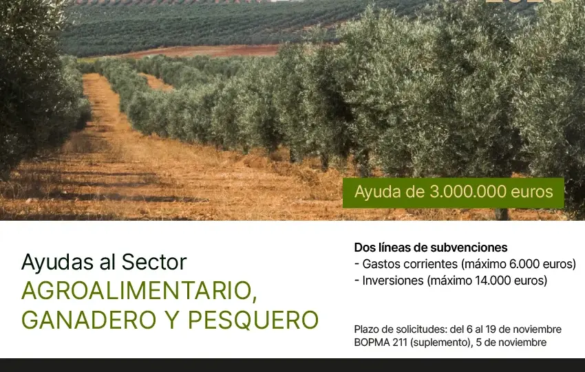 AYUDAS DIPUTACIÓN PESCA GANADERÍA Y AGRICULTURA