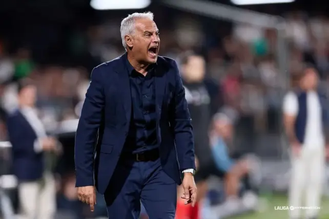 Pellicer, en la derrota en Castalia en el descuento. || Foto: LaLiga