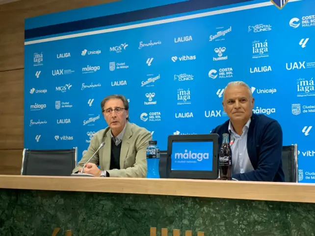 Pellicer y Loren Juarros, en la despedida del técnico || Foto: Hugo Rojas