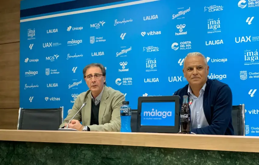 Pellicer y Loren Juarros, en la despedida del técnico || Foto: Hugo Rojas