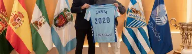 El Málaga CF renueva a Rafita hasta 2029