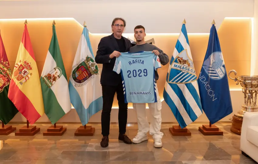 El Málaga CF renueva a Rafita hasta 2029