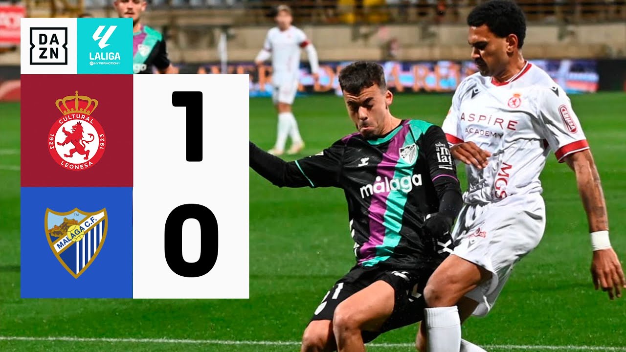 Este es el resumen del Cultural Leonesa - Málaga CF