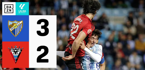 Este es el resumen de la victoria en el descuento del Málaga ante el Mirandés