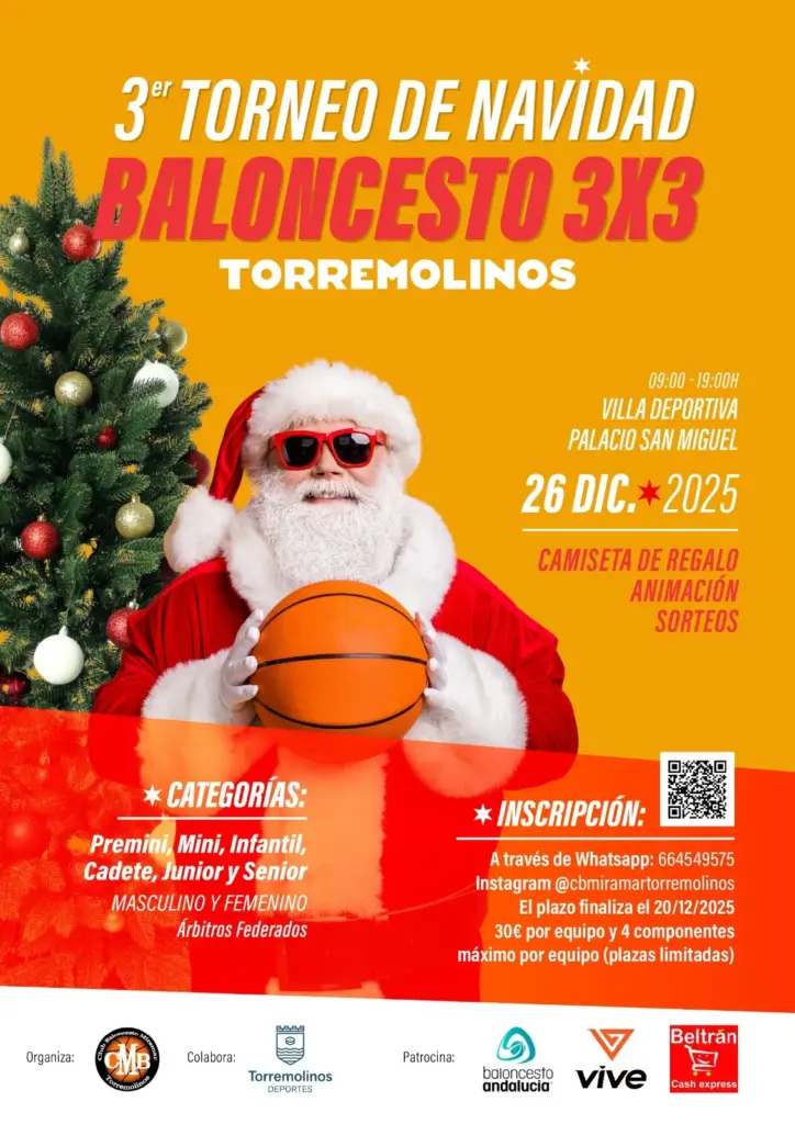 El Club Baloncesto Miramar Torremolinos impulsa el III Torneo de Navidad de baloncesto 3x3 2 21 - TORNEO NAVIDEÑO TORREMOLINOS BALONCESTO 3X3