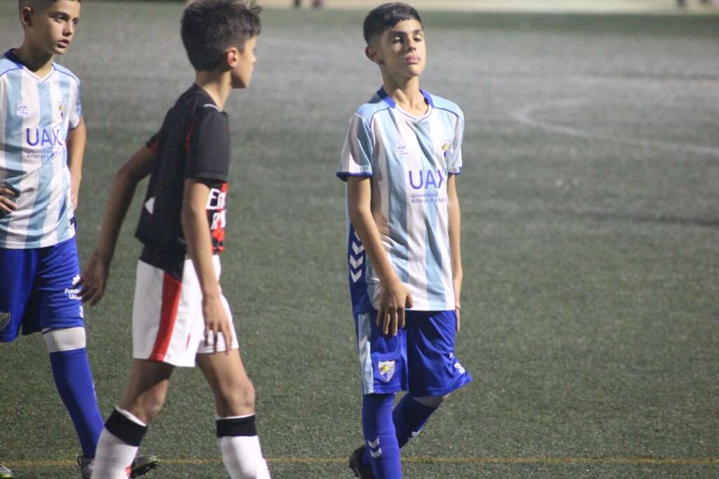 El Málaga CF Alevín revive la Champions en Almería contra PSG y Milán 3 4