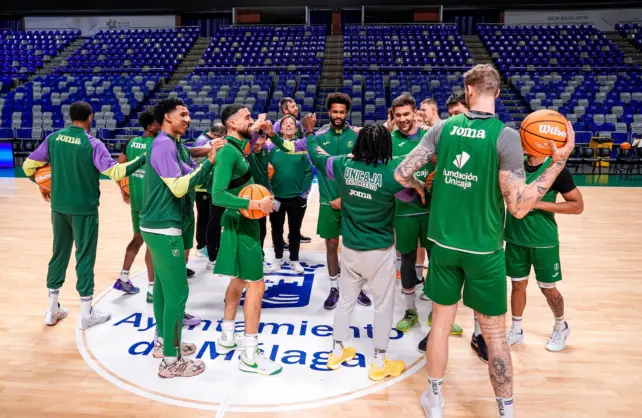 ARTILLERÍA AL COMPLETO DEL UNICAJA PARA PREPARAR EL DUELO ANTE SAN PABLO BURGOS