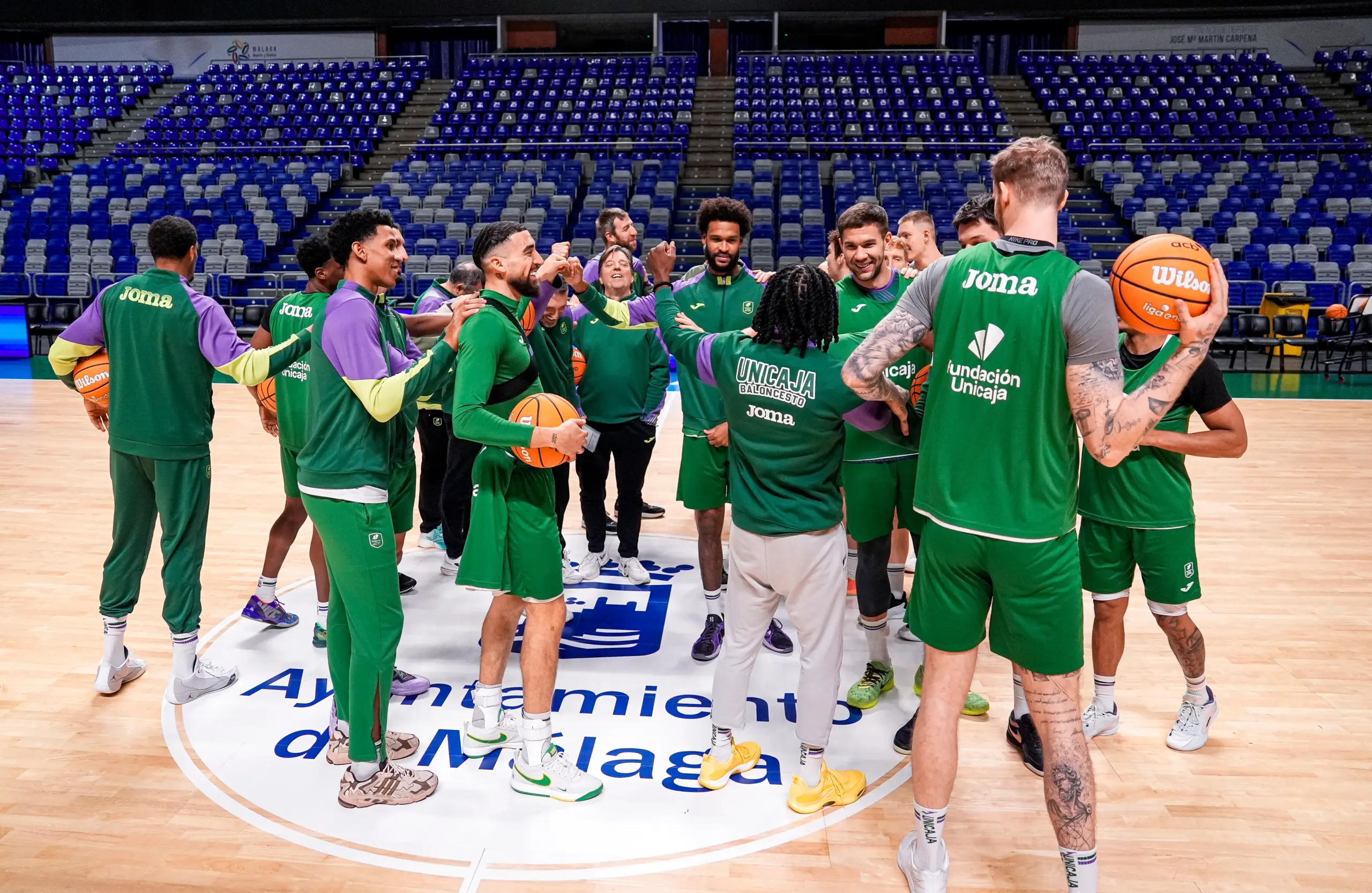 ARTILLERÍA AL COMPLETO DEL UNICAJA PARA PREPARAR EL DUELO ANTE SAN PABLO BURGOS