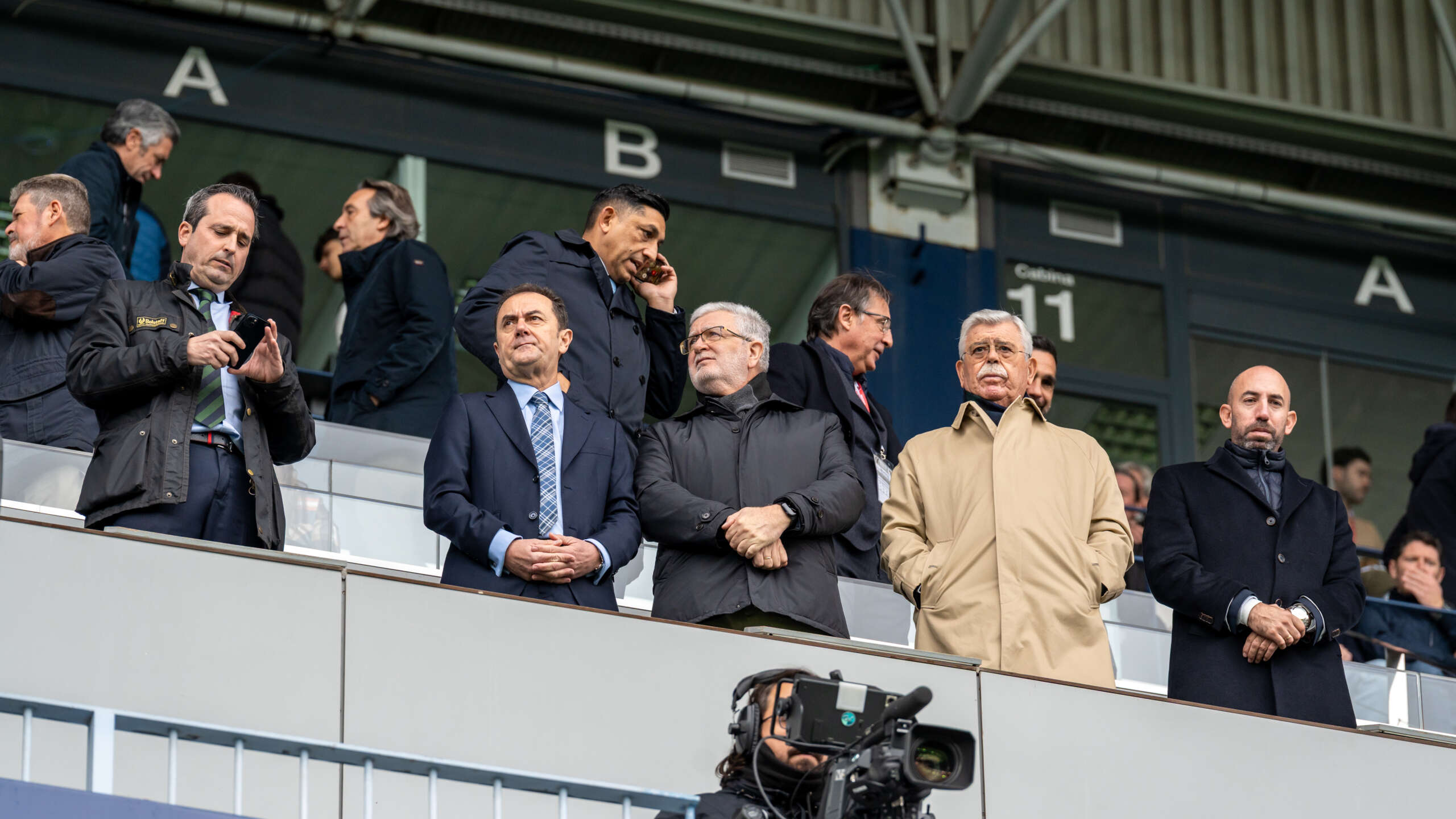 José María Muñoz caso Vera palco Málaga CF Almería