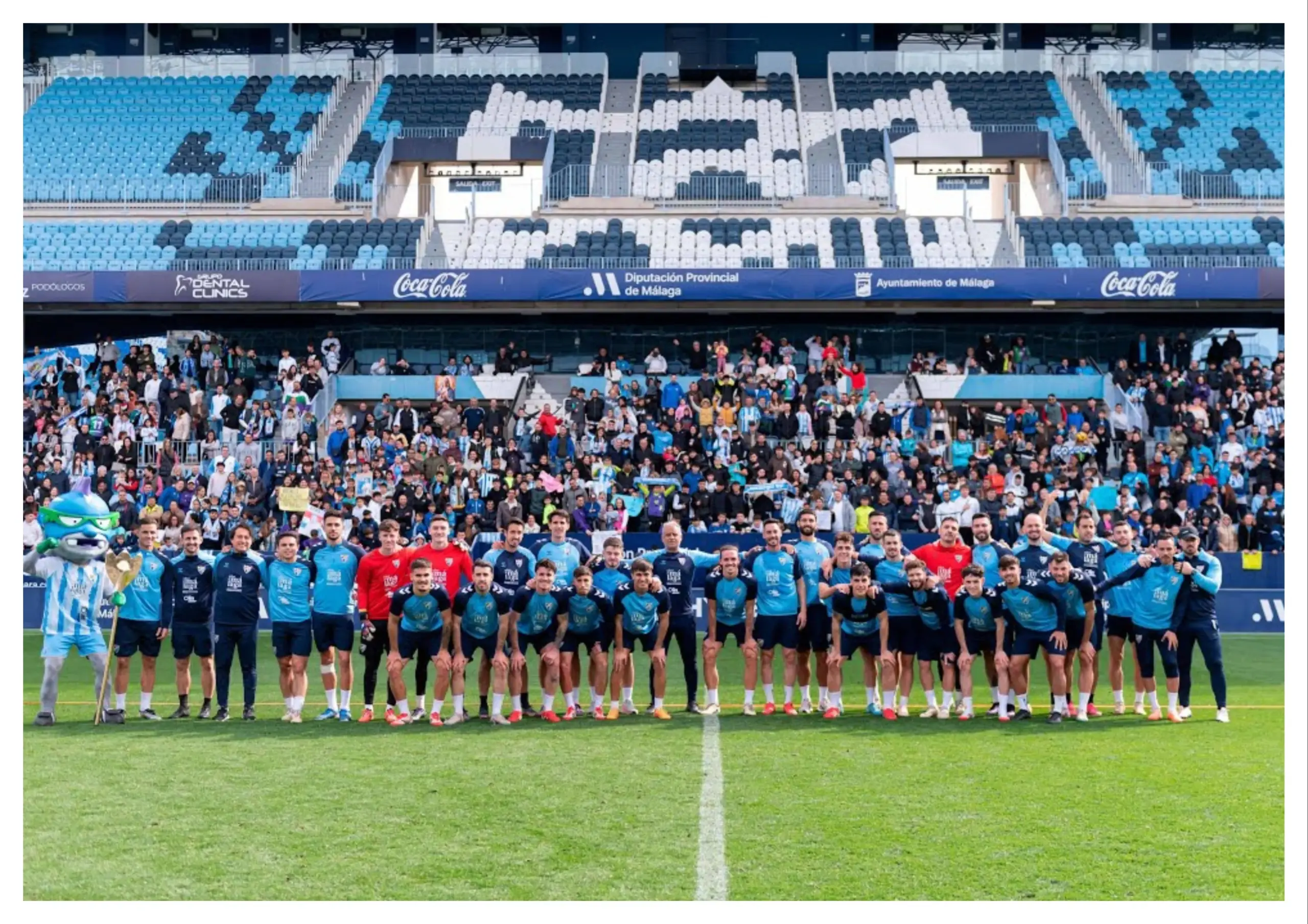 EL ENTRENAMIENTO A PUERTAS ABIERTAS DEL MÁLAGA CF EN NAVIDAD YA TIENE FECHA