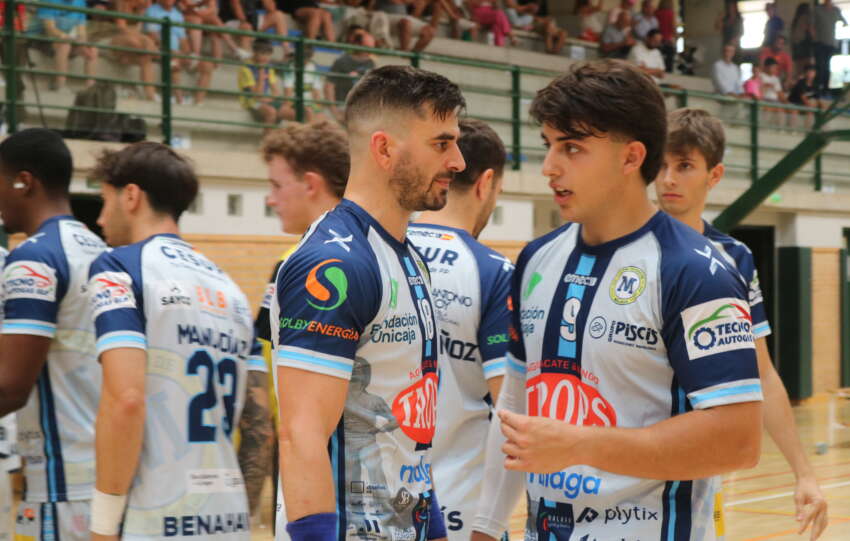 PORTELA Y JACOB EN UN PARTIDO trops malaga EMILIO DUARTE