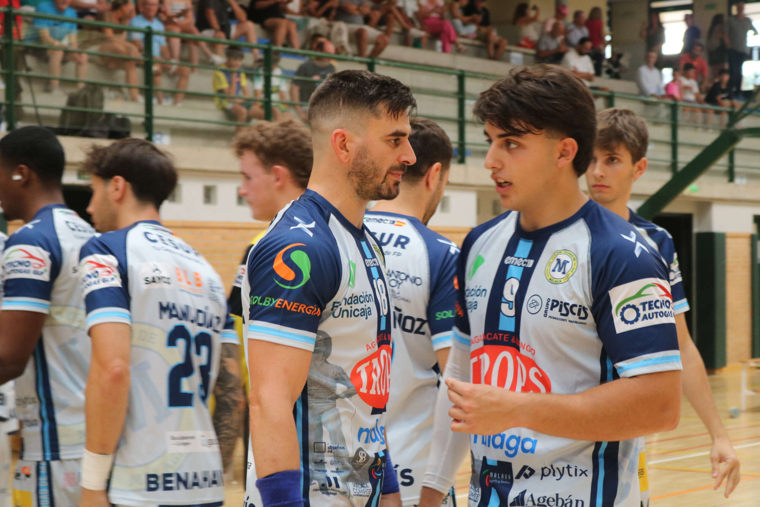 PORTELA Y JACOB EN UN PARTIDO trops malaga EMILIO DUARTE scaled