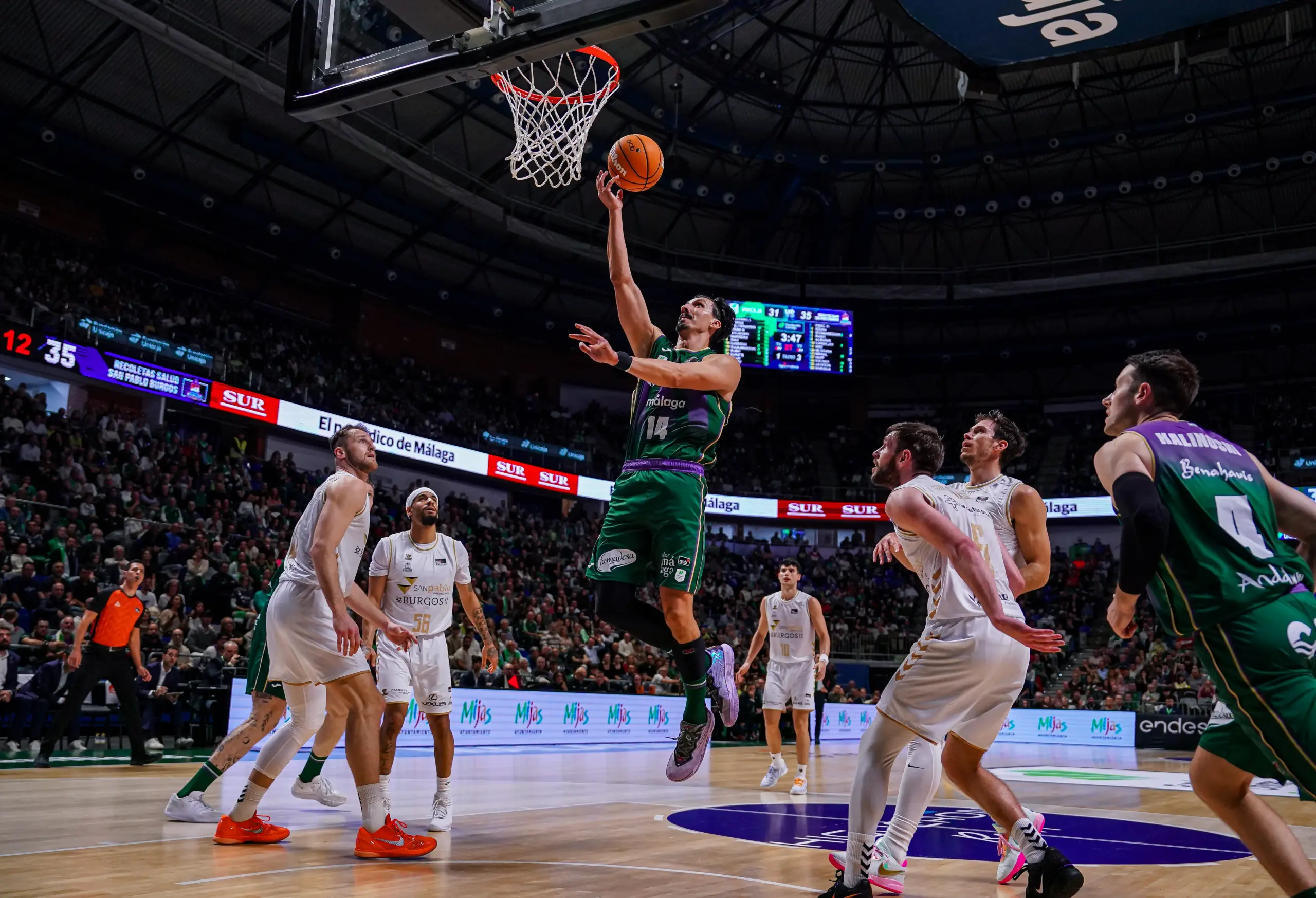 ESTADÍSTICAS DEL UNICAJA 99-91 SAN PABLO BURGOS