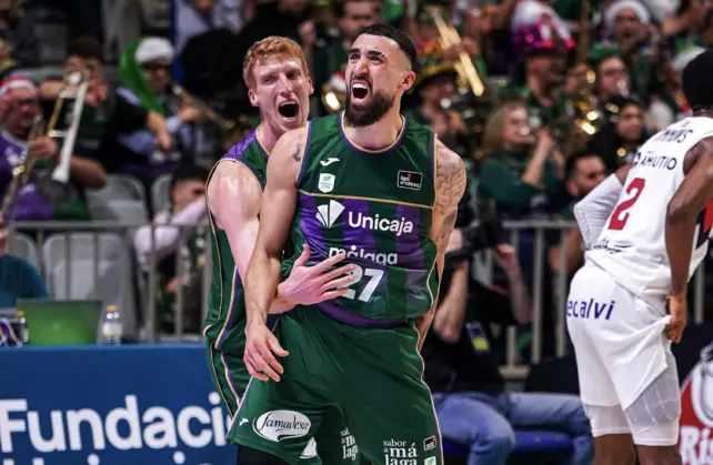 Chris Duarte, líder en el Unicaja y MVP de la Jornada 11 en la Liga Endesa