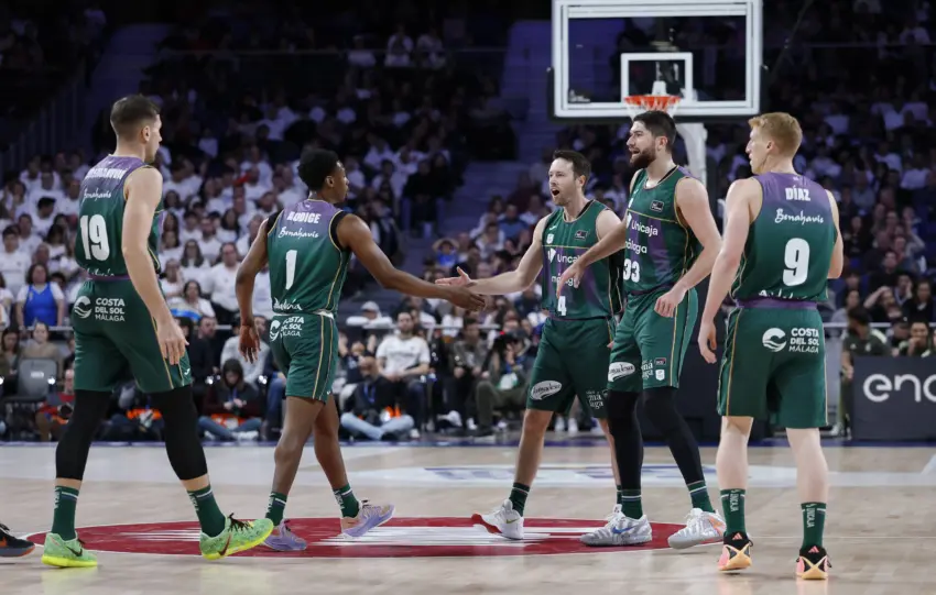Estas son las notas y el 1x1 del Unicaja ante el Real Madrid