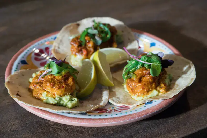 TACO CAMARONES A LA DIABLA