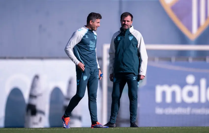 El Málaga vuelve al trabajo con solo un lateral de la primera plantilla disponible