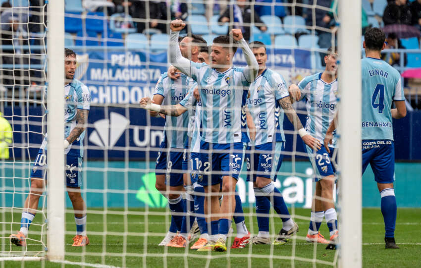 El Málaga, único equipo de Segunda que cierra el año con solo una derrota en casa