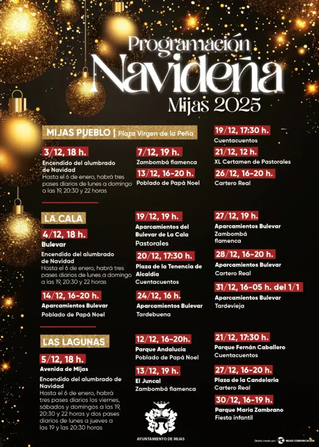 mijas Programacion de Navidad