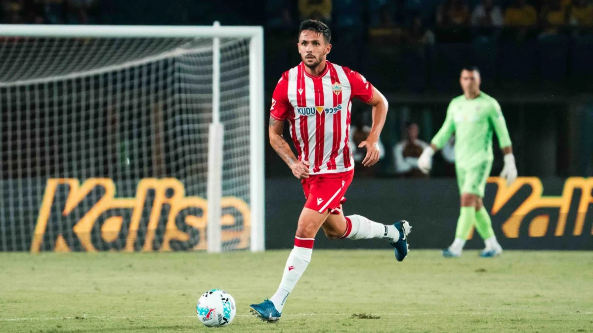 Nelson Monte volverá a La Rosaleda después de poner rumbo a la UD Almería el pasado verano por cerca de 400.000€. || Foto: UD Almería