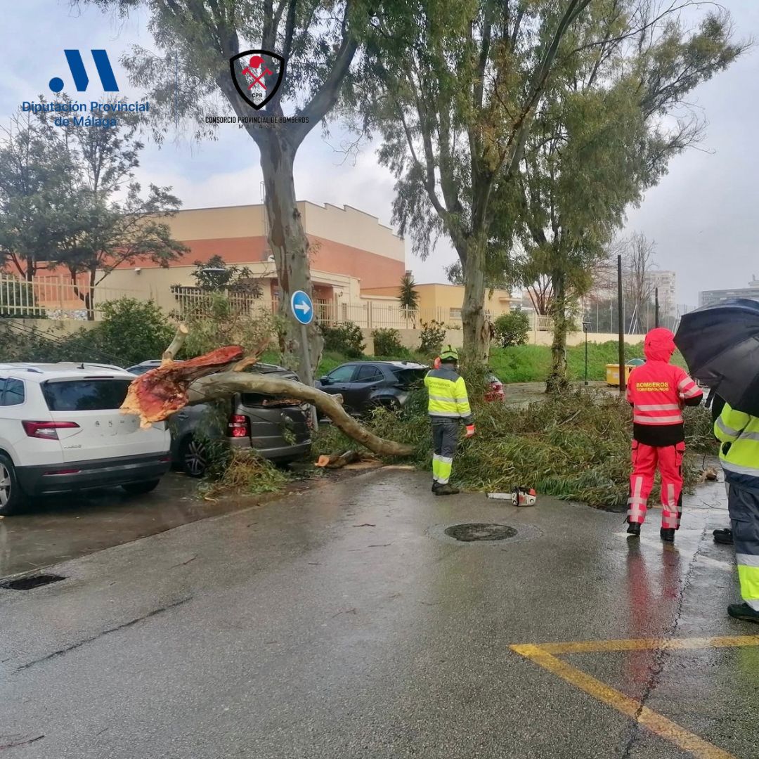 La Diputación de Málaga realiza diversas actuaciones para solventar las consecuencias del temporal a lo largo de la provincia 7 16 1