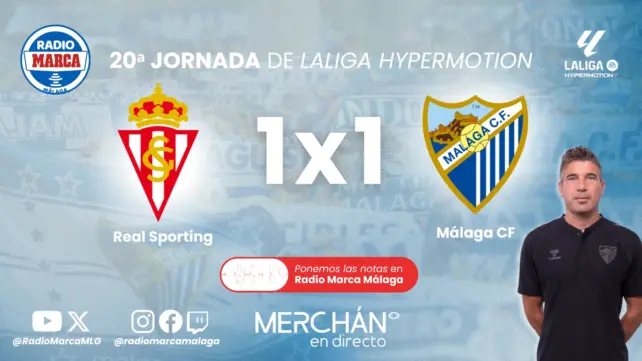 1X1 NOTAS SPORTING VS MÁLAGA CF