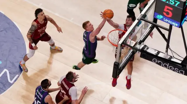 Horario y Televisión del Unicaja VS UCAM Murcia de la Jornada 17 de la Liga Endesa