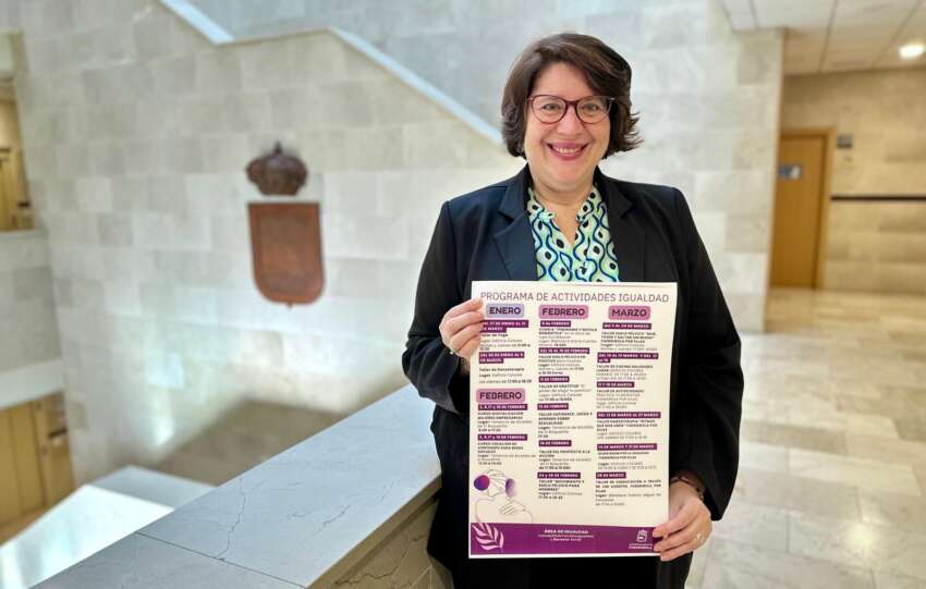 Cristina Bornao presenta la programacion de Igualdad para el primer trimestre de 2026