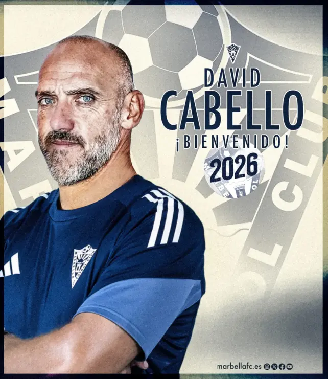 DAVID CABELLO NUEVO ENTRENADOR DEL MARBELLA FC