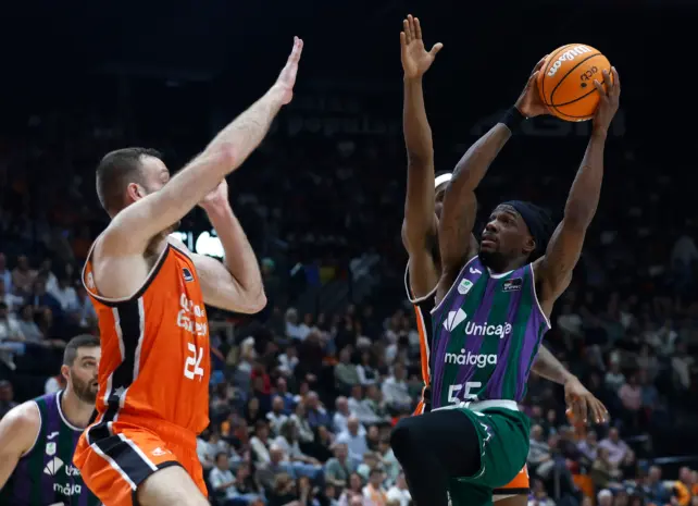 HORARIO Y TELEVISIÓN DEL VALENCIA BASKET VS UNICAJA DE LA JORNADA 15 DE LA LIGA ENDESA