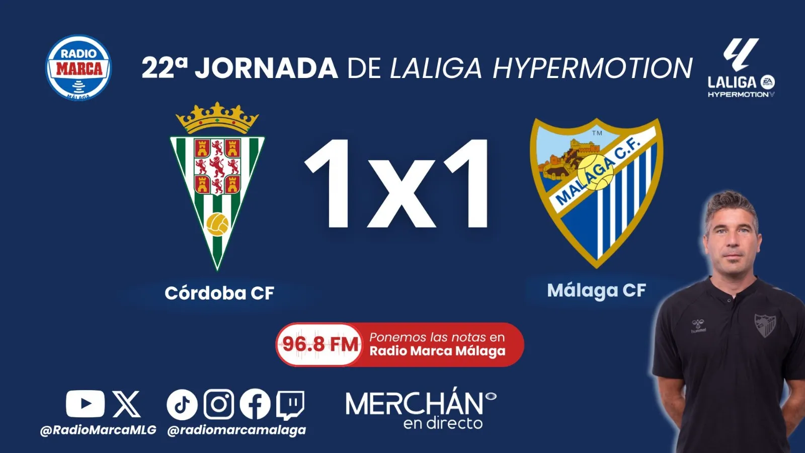 NOTAS Y 1X1 DEL MÁLAGA CF EN EL ARCÁNGEL