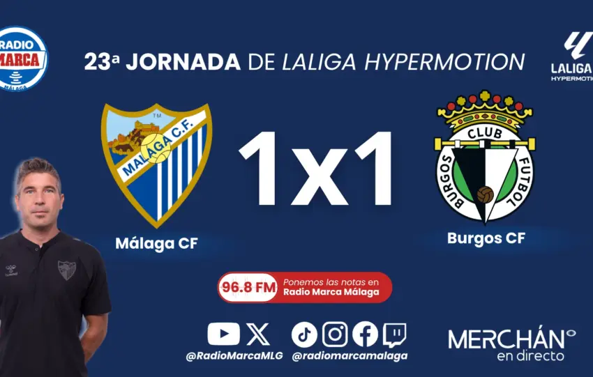 NOTAS Y 1X1 MÁLAGA CF VS BURGOS CF