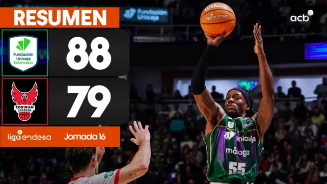 RESUMEN DEL UNICAJA 88-79 COVIRÁN GRANADA