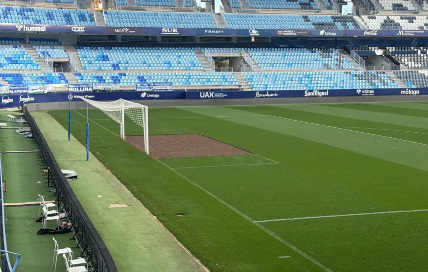 césped la rosaleda málaga cf