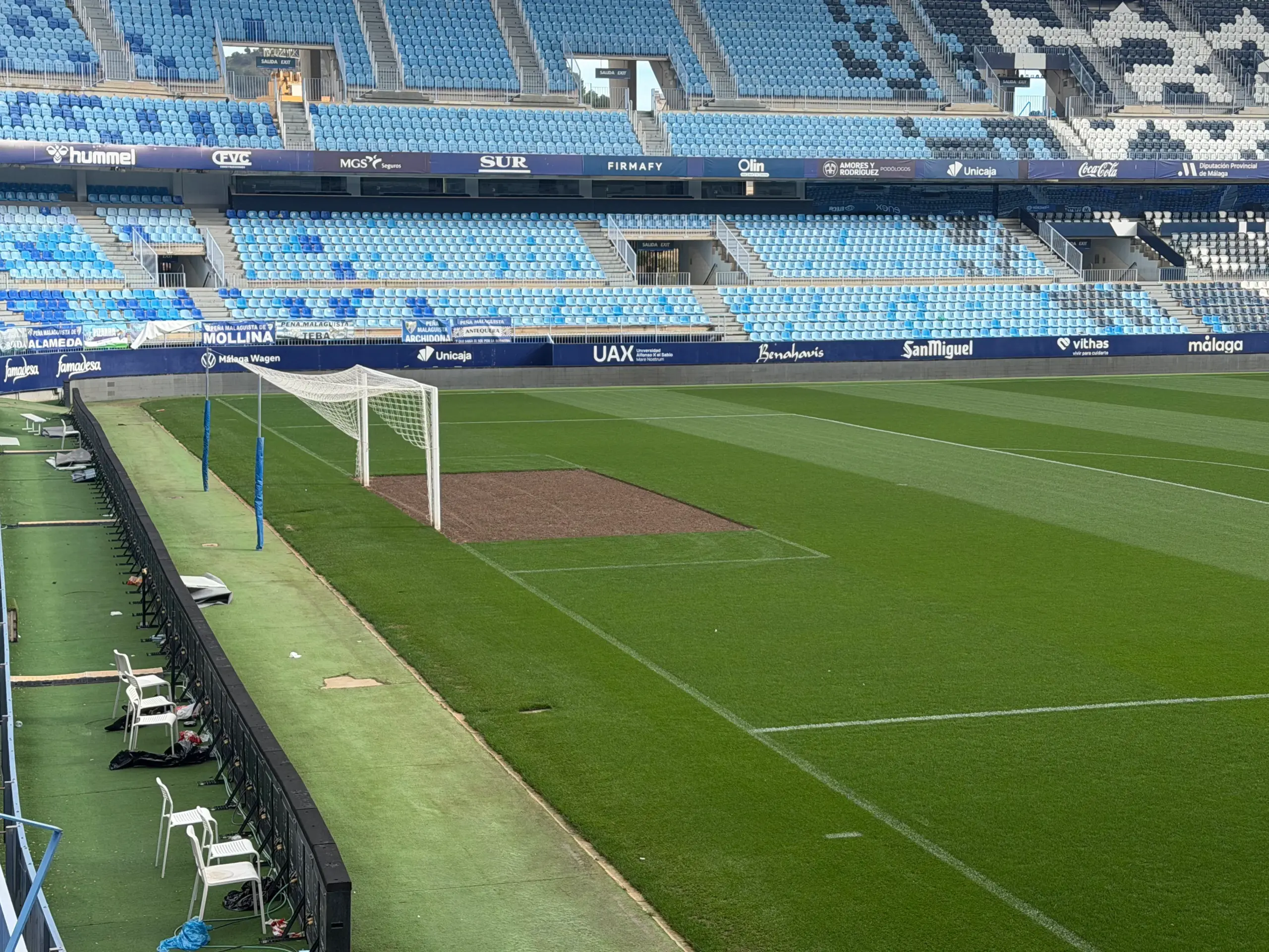 césped la rosaleda málaga cf