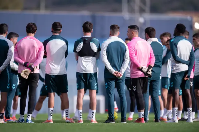 El Málaga parará en Lezama antes de jugar con el Mirandés