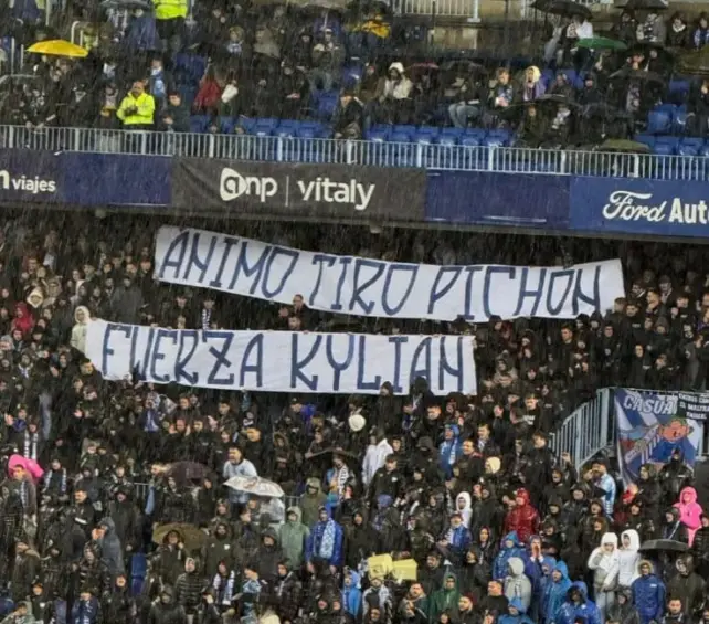 Y La Rosaleda le cantó a Kylian