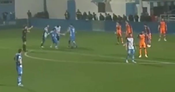 El Atlético Malagueño recibe el gol del ‘corro de la patata’