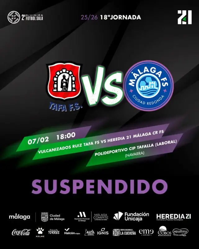 Cartel J18 Partido suspendido 11zon