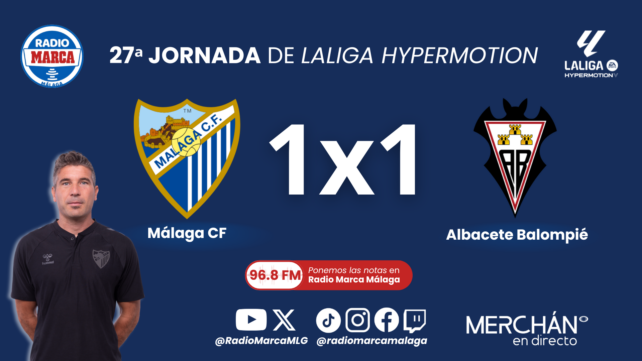 Este es el 1×1 y las notas del Málaga CF ante el Albacete Balompié