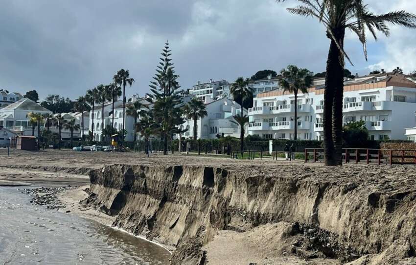 Estado afectacion playas Mijas 7