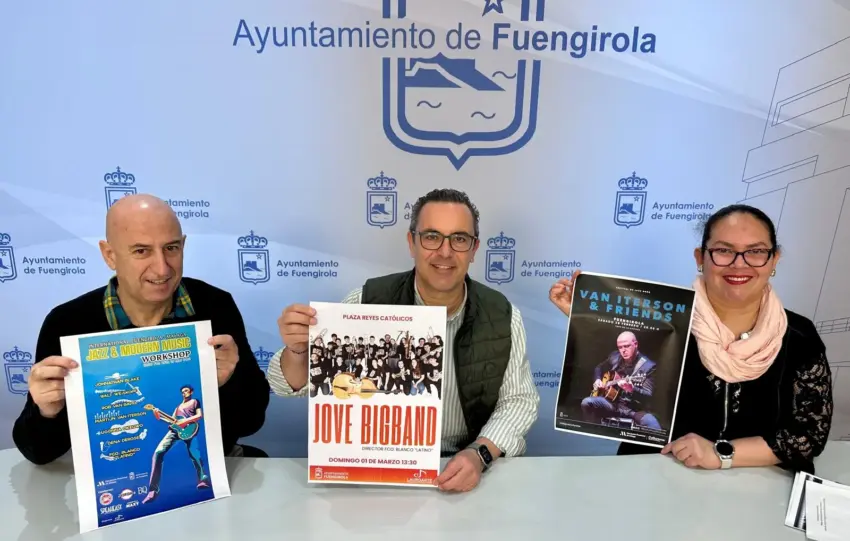 Garcia Romero y Zambrano informan del Seminario Internacional de Jazz y Musica Moderna de Malaga