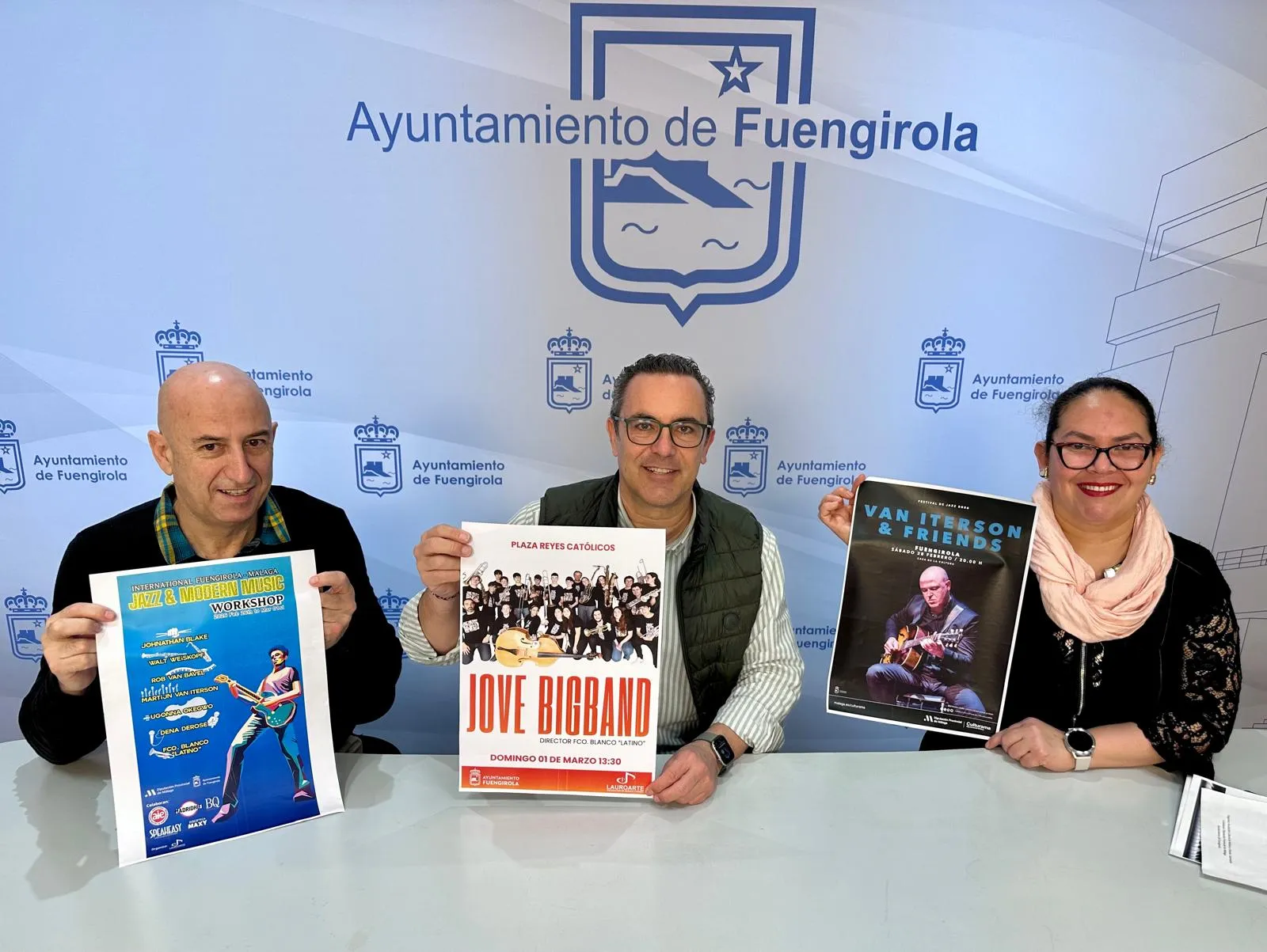 Garcia Romero y Zambrano informan del Seminario Internacional de Jazz y Musica Moderna de Malaga